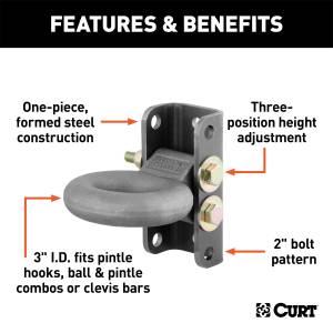 CURT - CURT Adjustable Eye Kit 48630 - Image 3