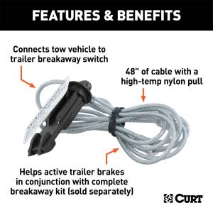 CURT - CURT Lanyard 52020 - Image 2