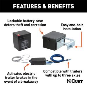 CURT - CURT Soft-Trac II Breakaway System 52026 - Image 2