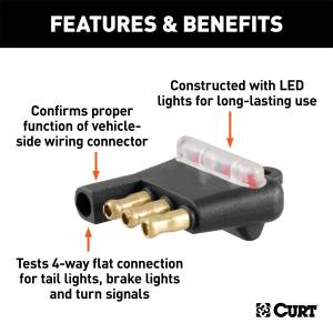 CURT - CURT LED Connector Tester 58260 - Image 2