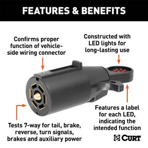 CURT - CURT LED Connector Tester 58270 - Image 2