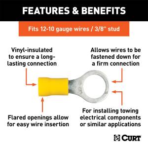 CURT - CURT Insulated Ring Terminal 59538 - Image 2