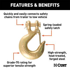 CURT - CURT Class V Clevis Safety Latch Hook 81960 - Image 2