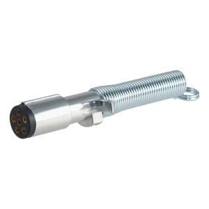 CURT - CURT 6-Way Round Connector Plug w/Spring 58082 - Image 1