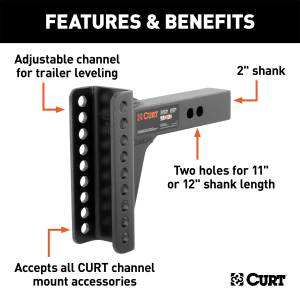 CURT - CURT Hollow Shank 45910 - Image 3