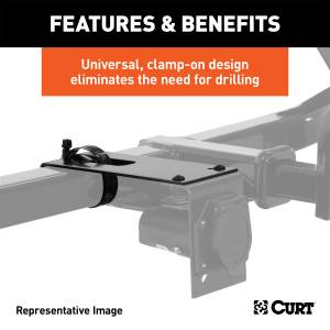 CURT - CURT Trailer Wire Connector Bracket 57203 - Image 4