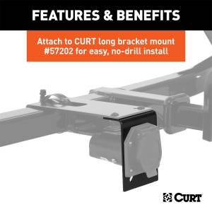 CURT - CURT Trailer Wire Connector Bracket 57205 - Image 4