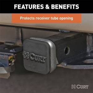 CURT - CURT Hitch Receiver Tube Cover 22275 - Image 3
