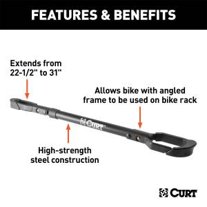 CURT - CURT Adjustable Bike Beam 18016 - Image 2