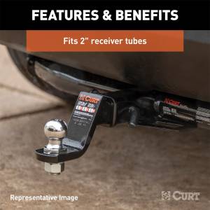 CURT - CURT Class III Loaded Ball Mount 45055 - Image 3