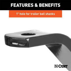 CURT - CURT Vertical Receiver Ball Mount 45003 - Image 3