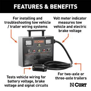 CURT - CURT 7-Way Function Test Box 51498 - Image 2