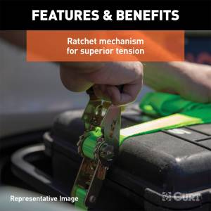 CURT - CURT Ratchet Strap 83047 - Image 4