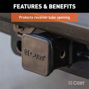 CURT - CURT Hitch Receiver Tube Cover 22277 - Image 3