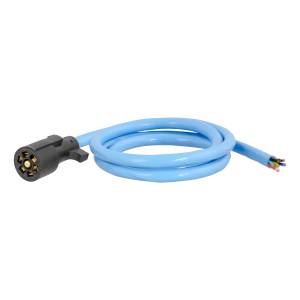 CURT - CURT 7-Way Round RV Blade Wiring Connector 56611 - Image 1