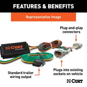CURT - CURT Custom Wiring Harness 56354 - Image 3
