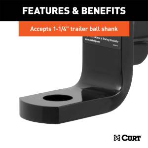 CURT - CURT Class IV Ball Mount 45312 - Image 7