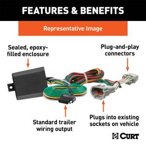 CURT - CURT Custom Wiring Harness 56349 - Image 3