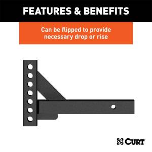 CURT - CURT Adjustable Weight Distribution Shanks 17102 - Image 3