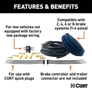 CURT - CURT Brake Control Wiring Kit 51500 - Image 2