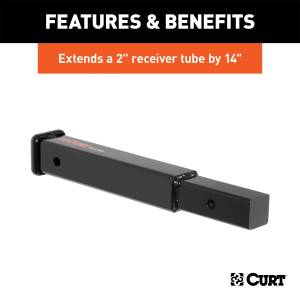 CURT - CURT Receiver Extender 45795 - Image 3