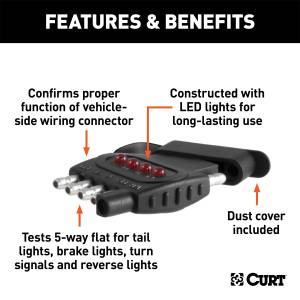 CURT - CURT LED Connector Tester 57505 - Image 2