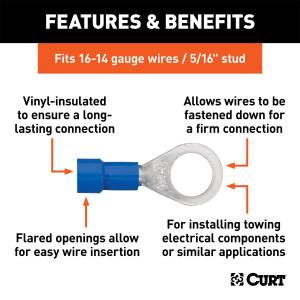 CURT - CURT Insulated Ring Terminal 59525 - Image 2