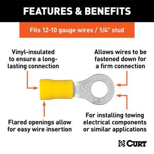 CURT - CURT Insulated Ring Terminal 59534 - Image 2