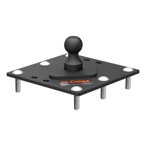CURT - CURT Gooseneck Hitch Fixed Ball Plate 61100 - Image 1