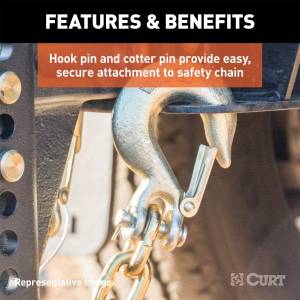 CURT - CURT Class IV Clevis Safety Latch Hook 81900 - Image 5