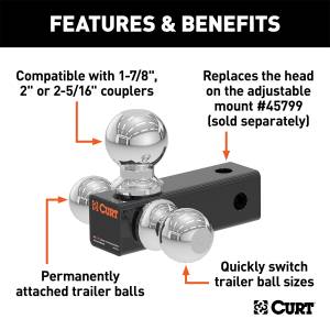CURT - CURT Replacement Multi Ball 45800 - Image 2