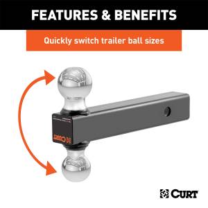 CURT - CURT Multi-Ball Ball Mount 45002 - Image 3