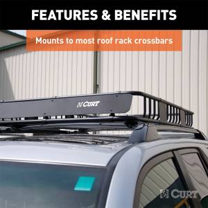 CURT - CURT Roof Mounted Cargo Rack Extension 18117 - Image 4