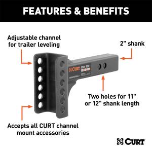 CURT - CURT Hollow Shank 45911 - Image 2