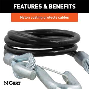 CURT - CURT Nylon Coated Safety Cable 80151 - Image 5