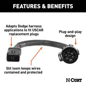 CURT - CURT Electrical Adapter 57300 - Image 2