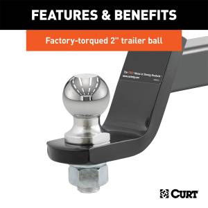 CURT - CURT Class III Tow Starter Kit 45554 - Image 4