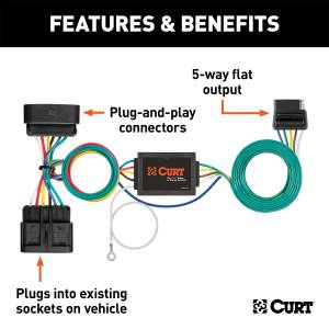 CURT - CURT Custom Wiring Harness 56510 - Image 3