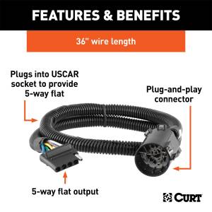 CURT - CURT Custom Wiring Connector 56515 - Image 3