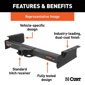 CURT - CURT Class V 2 in. Xtra Duty Hitch 15312 - Image 2