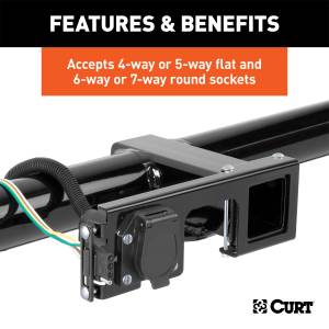 CURT - CURT Trailer Wire Connector Bracket 58000 - Image 3