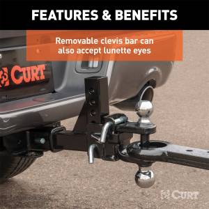 CURT - CURT Adjustable Multi-Purpose Mount And Shank 45049 - Image 6