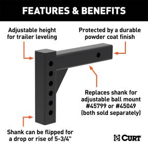 CURT - CURT Replacement Shank 45059 - Image 2