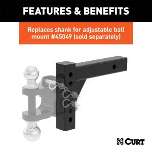 CURT - CURT Replacement Shank 45059 - Image 4