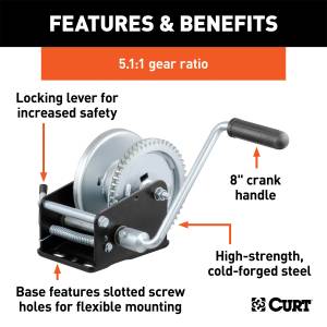 CURT - CURT Hand Winch 29427 - Image 2