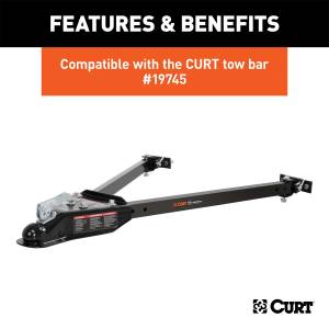 CURT - CURT Adjustable Tow Bar Brackets 19748 - Image 3