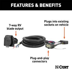 CURT - CURT Custom Wiring Harness 56278 - Image 3