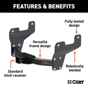 CURT - CURT Class III Multi-Fit Receiver Hitch 13903 - Image 5