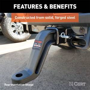CURT - CURT Industrial Duty Forged Ball Mount 45431 - Image 4
