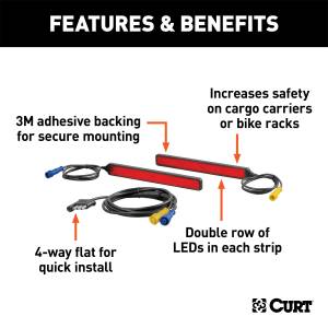 CURT - CURT Auxiliary LED Indicator Lights 53201 - Image 2